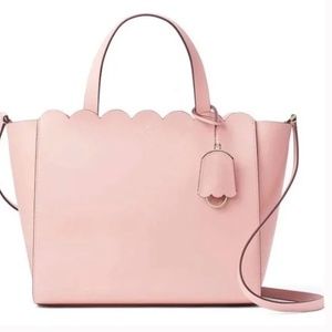 KATE SPADE Scalloped Pink Tote Worn Once